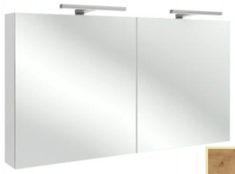 Фото Зеркальный шкаф Jacob Delafon Rythmik 120 см, EB798-E70 цвет Арлингтонгский Дуб