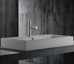 Фото Смеситель для раковины Axor Uno 45001000 с донным клапаном, хром