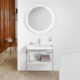 Консоль напольная с умывальником Duravit Happy D.2 Plus HP4837O2222, белый