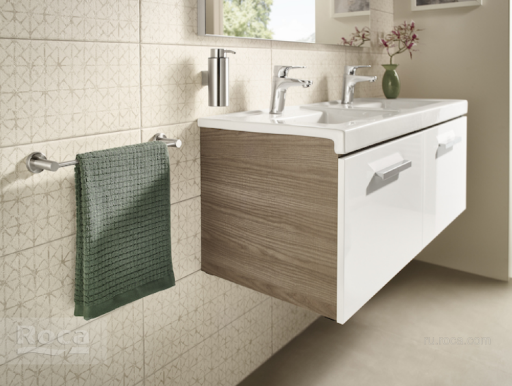 Фото Полотенцедержатель Roca Superinox (817307002) серый, матовый