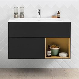 Villeroy Boch Finion G030HFPD Тумба под раковину 996х498 мм (gold matt/black matt)