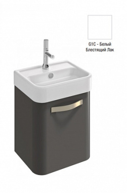 Фото Тумба для комплекта 44 см Jacob Delafon Replay EB1175G-G1C, белый блестящий лак