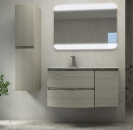 Шкафчик подвесной с одной распашной створкой, правый VAGUE CEZARES 54906 Grigio talpa opaco