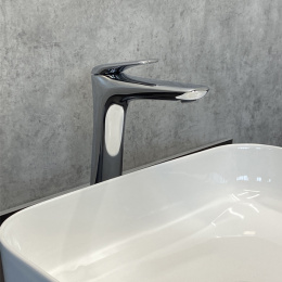 Фото Смеситель для раковины, картридж 35 мм, хром, FC074B-CCT