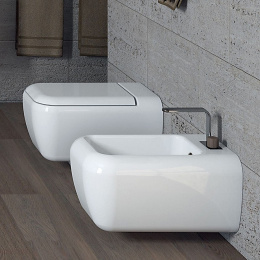 Фото Унитаз подвесной Ceramica CIELO SHUI Big (SHVSB) Белый