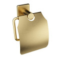 Держатель для туалетной бумаги с крышкой Wonzon&Woghand (WW-V1802-BG) Золото
