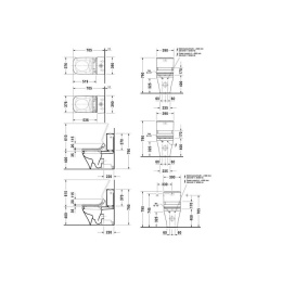 Унитаз моноблок Duravit Durastyle 2156590000