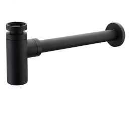 Сифон для раковины цилиндрический Giulini черный матовый F5109LNO