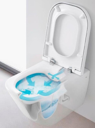 Фото Подвесной унитаз Roca The Gap 893104100 (с сиденьем и инсталляцией)