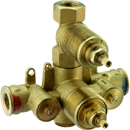 Фото HUBER Встраиваемая часть термостатического смесителя 1/2" с запорным вентилем, ZB00728104