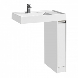 Фото 1A2361K0LH010 Набор: 1A236101LH010 Тумба-умывальник Лондри 20/ 1A72113KRW010 Раковина Рейн 80 бел