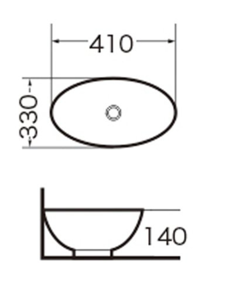 Раковина 41 см Grossman (GR-3018) белый