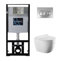 Инсталляция+унитаз Azario (AZ-8010-1000+AZ-8200-0011+AZ-2196D)