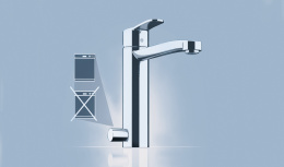Фото Grohe Eurostyle Cosmopolitan 31153002 Смеситель для кухни, переключатель и отвод холодной воды для п