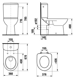 Унитаз-компакт Jika Olymp 8.2261.6.000.242.9