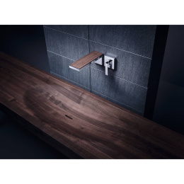 Фото Панель для смесителя Axor MyEdition 47908000, 15 см, черный орех