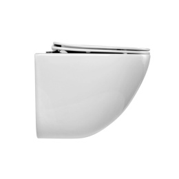 Подвесные унитазы Чаша подвесного безободкового унитаза Belbagno со смывом TORNADO BelBagno AMANDA-TOR BB051CH-TOR-FC