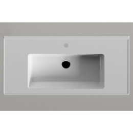 Раковина Bien Neptun NPLK10001FD1W3000 100 x 46.5 x 19 см мебельная, белый