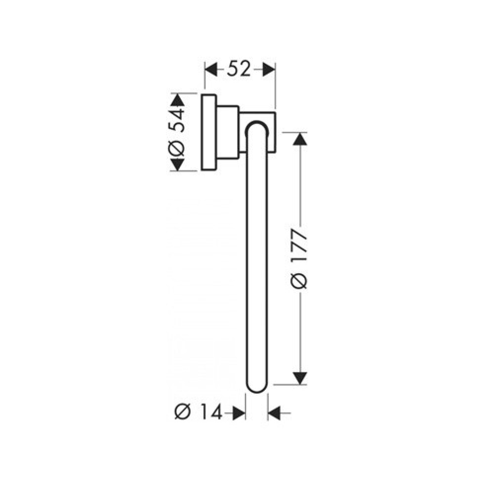 Axor Citterio 41721000 Держатель полотенца, кольцевой (хром)