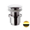 Донный клапан без перелива 1”1/4 Remer 904CC2114DO, золото глянцевое