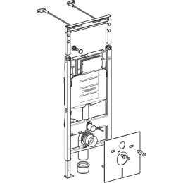 Geberit iCon 500.362.TC.I Комплект инсталляция и унитаз подвесной безободковый, цвет унитаза: белый