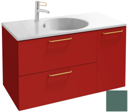 Тумба под раковину Jacob Delafon Odeon Rive Gauche 90 см, EB2543-RX-M87, цвет эвкалипт матовый, ручк