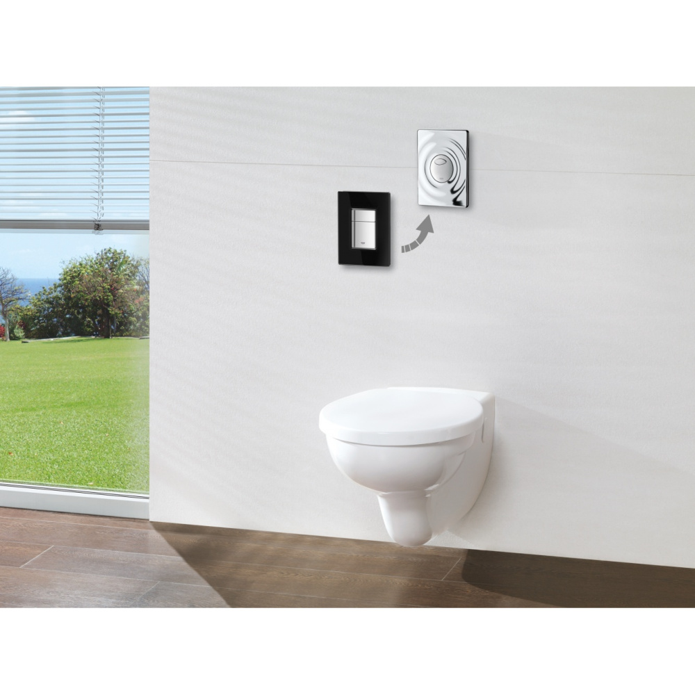 Кнопка смыва Grohe Surf (38861000) серый