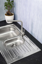 Смеситель для кухни Omoikiri Nakagawa-GR (4994318) leningrad grey