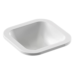 Раковина накладная Jacob Delafon Vox EYF002-00, 39 х 39 см, без переливного отверстия