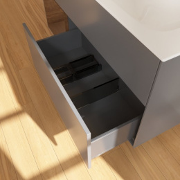 Villeroy Boch Finion F060GNGK Тумба под раковину 1196х498 мм (walnut veneer/anthracite matt)