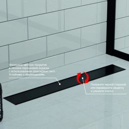 Фото Душевой лоток Paini CH850KC черный