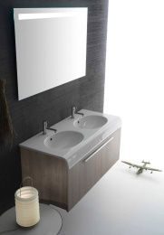 Фото Раковина двойная Globo Bowl+ (BP110.BI) белый