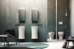 Фото Раковина Azzurra Nativo LALS035370N0BI/(NAT200/0bi)*0 подвесная, без отверстия под смеситель