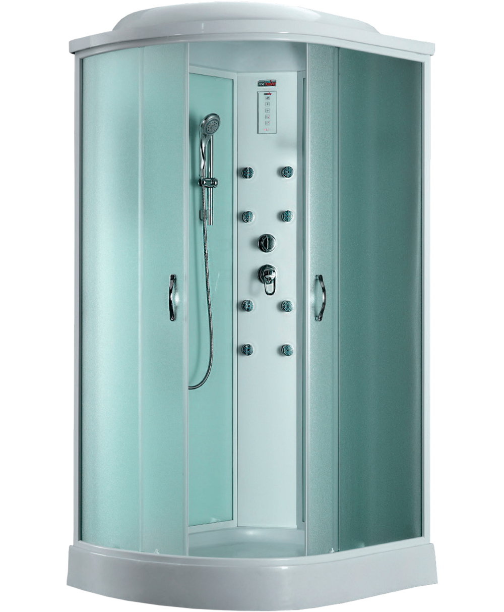 Фото Душевая кабина 120x80x218 Timo (TE-0702 R) С гидромассажем, акрил, Поддон низкий