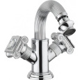 Смеситель Cezares Olimp BS2-01-Sw цвет хром, ручки квадратные Swarovski
