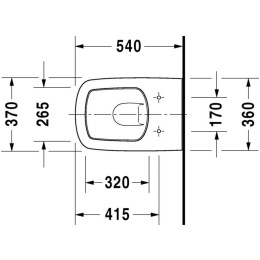Подвесной унитаз Duravit Durastyle 2536090000, белый