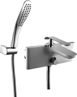 Смеситель для ванны Lemark Melange (LM4914CW) хром, белый