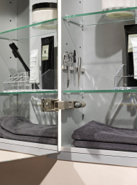 Фото Зеркальный шкаф Laufen Frame25 4086039001441, 100 см, 2 дверцы