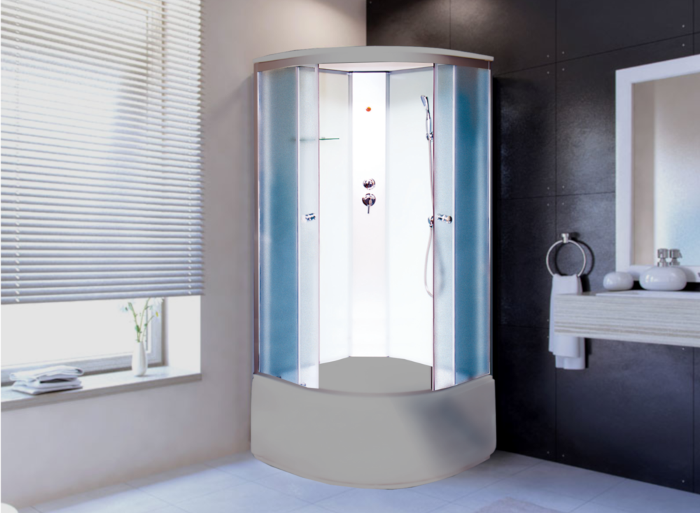 Фото Душевая кабина 80xx215 Fiinn (F407 - APS) С гидромассажем, Акрил, Поддон высокий