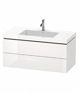Тумба с раковиной 100 см Duravit L-Cube LC6928O2222, белый