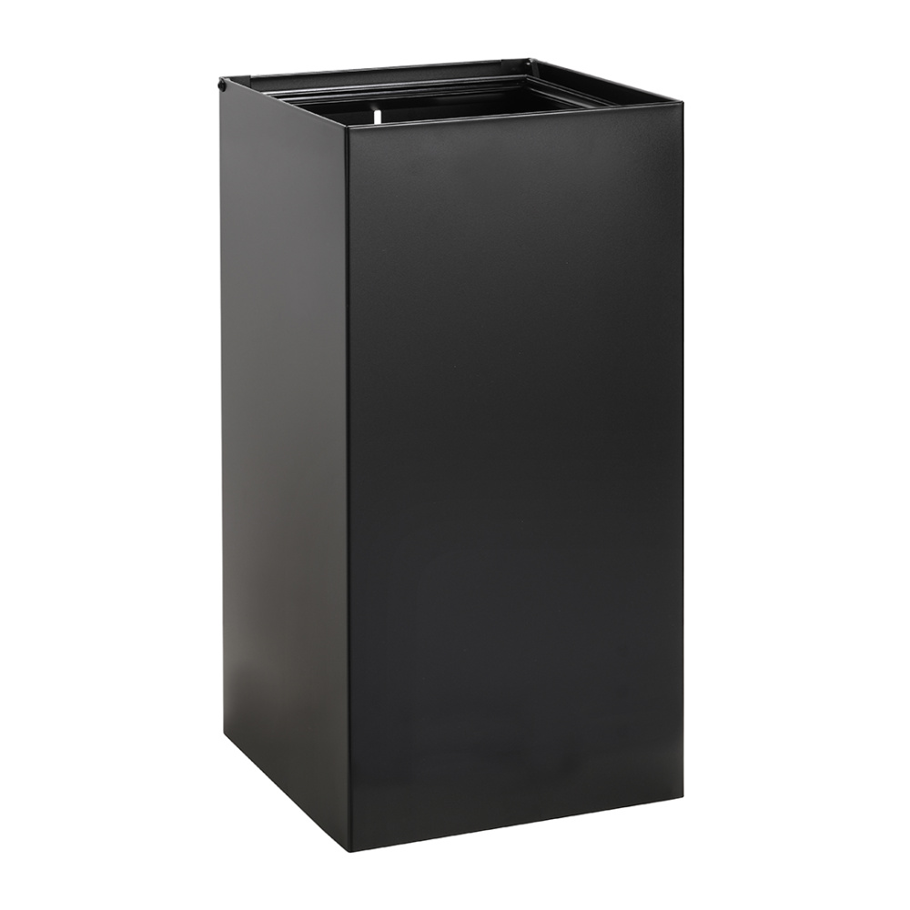 Фото Bemeta 101915110 Контейнер для мусора настенный, 25 л, черный