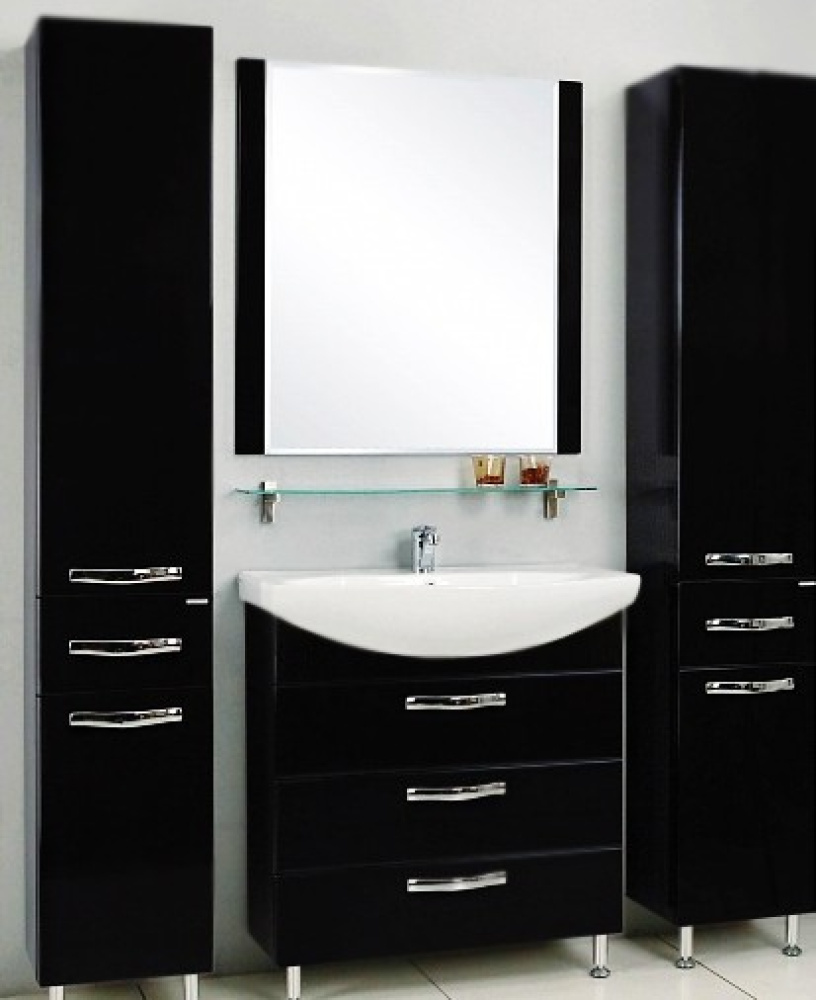 Фото Тумба под раковину Aquaton Ария 80 Н белый 1A141301AA010