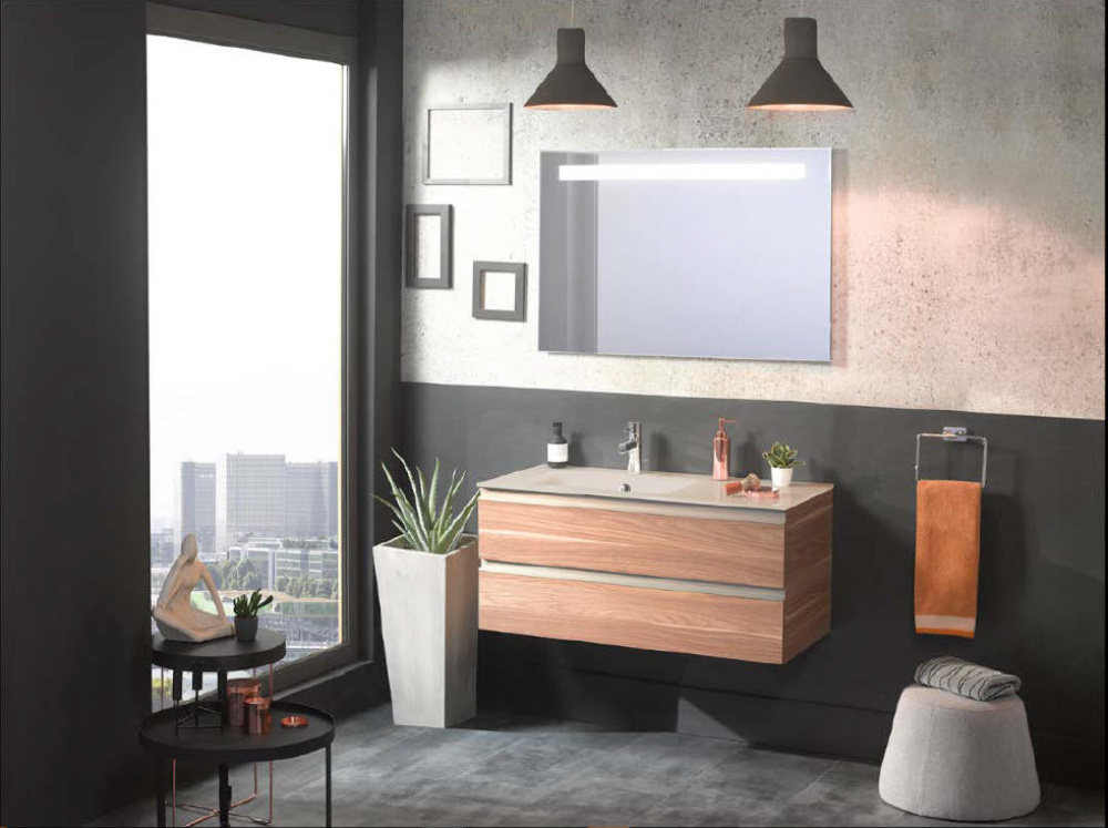 Раковина-столешница стеклянная Jacob Delafon VOX EB2101-DD4, 120 х 46 см, коричневая, глянцевая