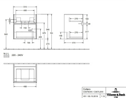 Villeroy Boch Collaro C007L0DH Тумба под раковину 510х414 мм (Glossy White)