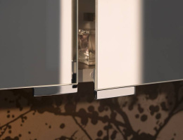 Зеркальный шкаф Keuco Royal Universe 12704171301, алюминий