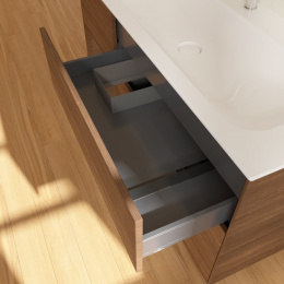 Villeroy Boch Finion F060GNGN Тумба под раковину 1196х498 мм (walnut veneer/walnut veneer)