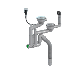 Фото Сифон для мойки PREVEX Smartloc двойной (42R13916)