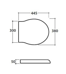 Фото Сидение с крышкой для унитаза Globo Paestum (PA029N)