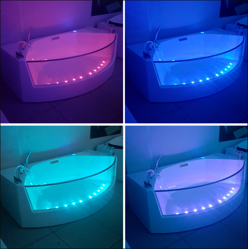 Фото Акриловая ванна 200x105 Gemy (G9079), прямоугольная-асимметричная