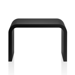 Фото Табурет для душа Decor Walther Black Stone (0974360), черный матовый